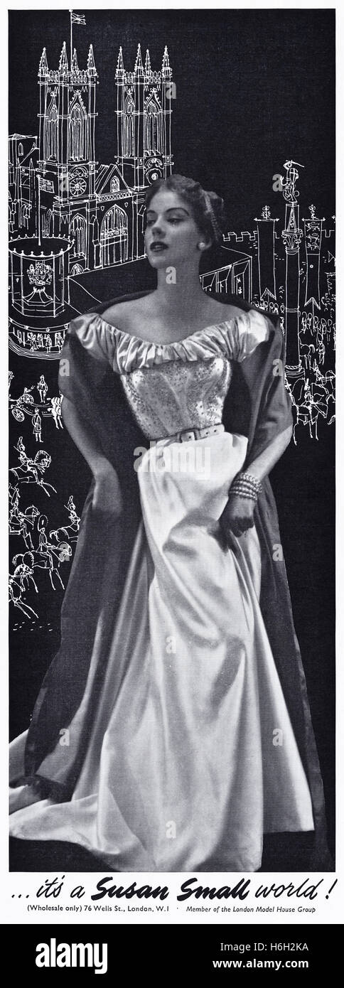 1950s evening dress hi-res stock photography and images - Alamy