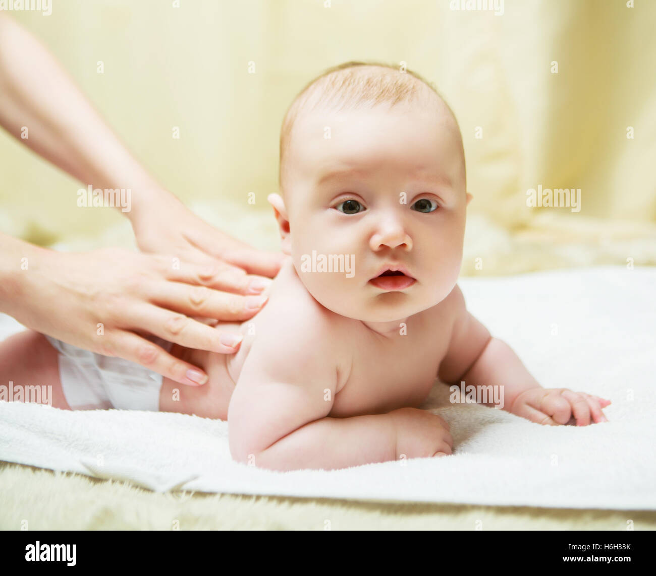 Infant massage hires stock photography and images Alamy