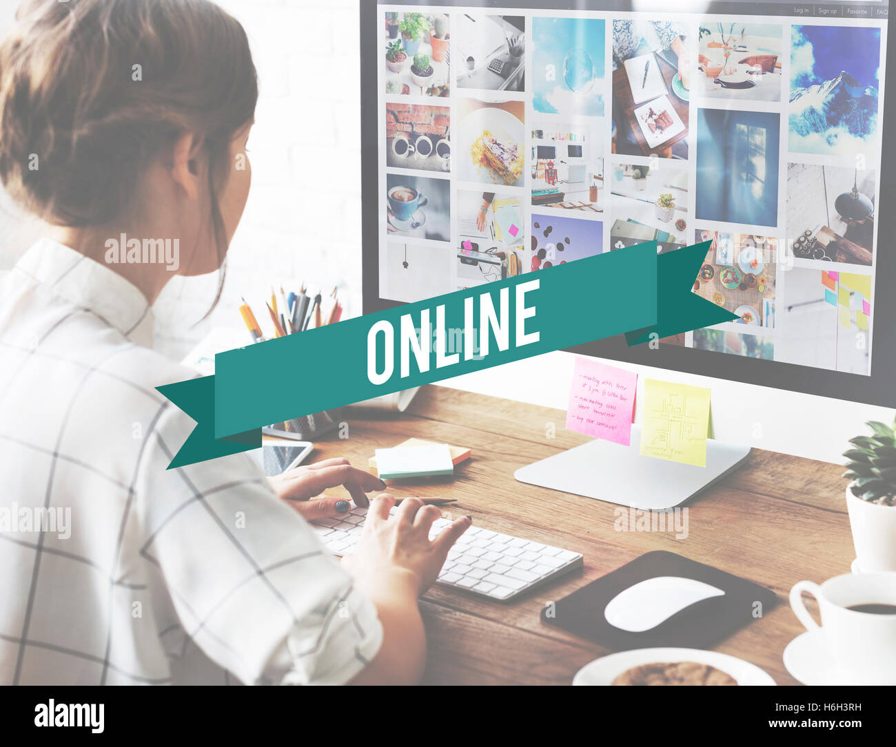 Blog Creativity Graphic Design Deadline Concept Stock Photo