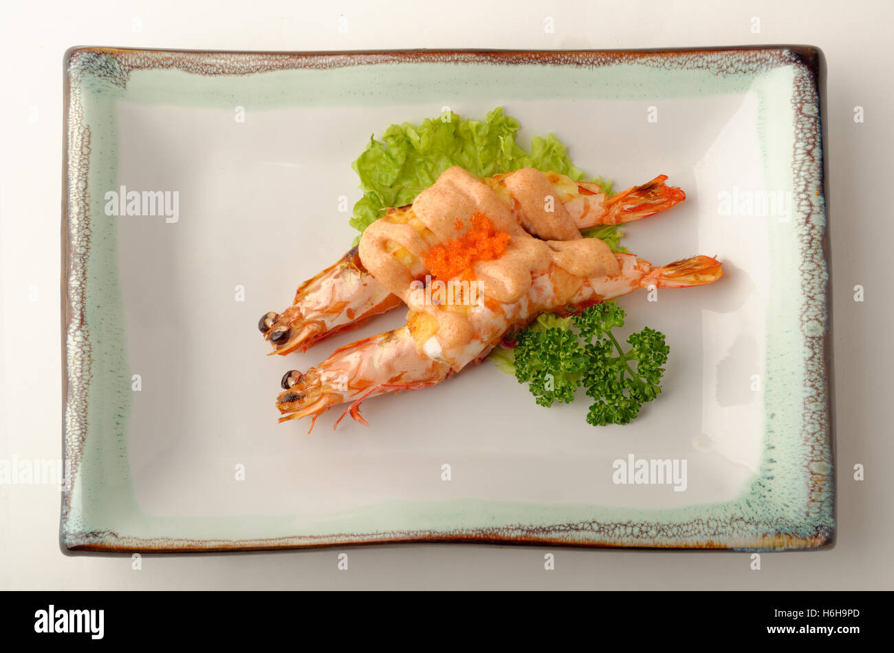 Appetizer from a Japanese restaurant menu Stock Photo Alamy
