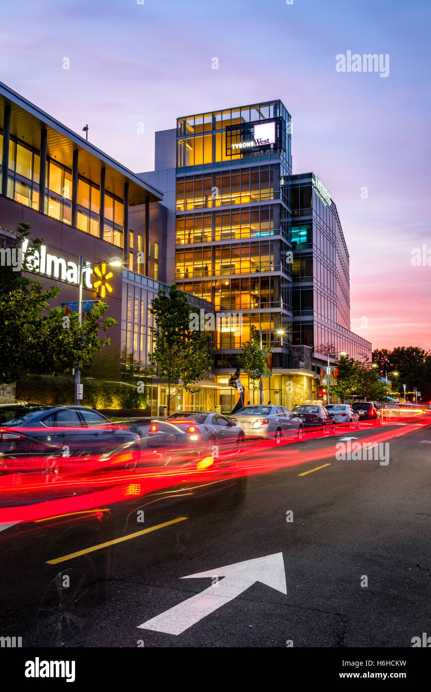 Walmart, Tysons West, Cornerside Boulevard, Vienna, Virginia Stock