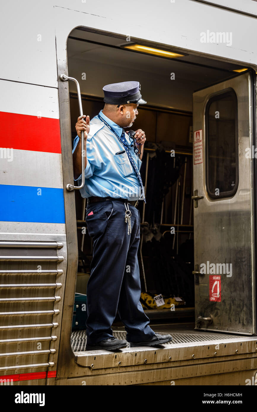 Amtrak Train Conductor