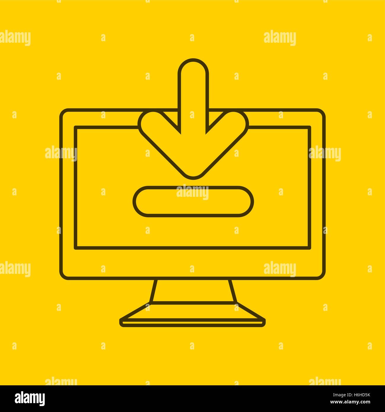 download digital data icons vector illustration design Stock Vector ...