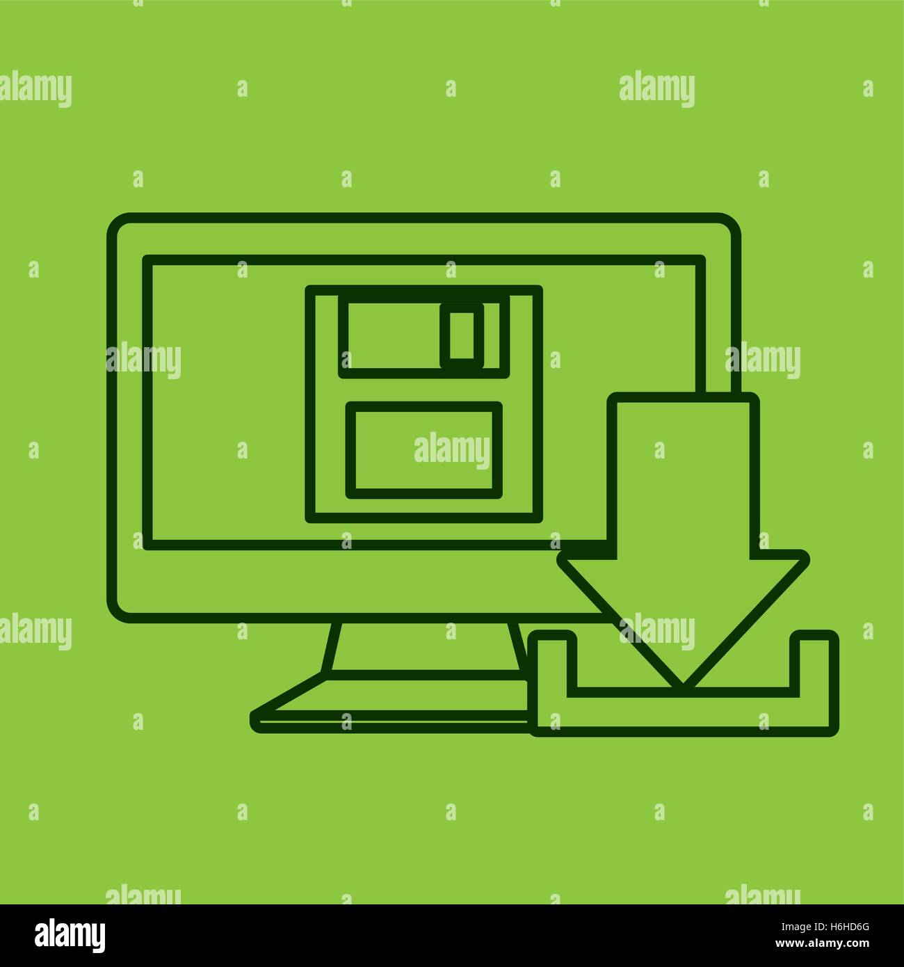 download digital data icons vector illustration design Stock Vector ...