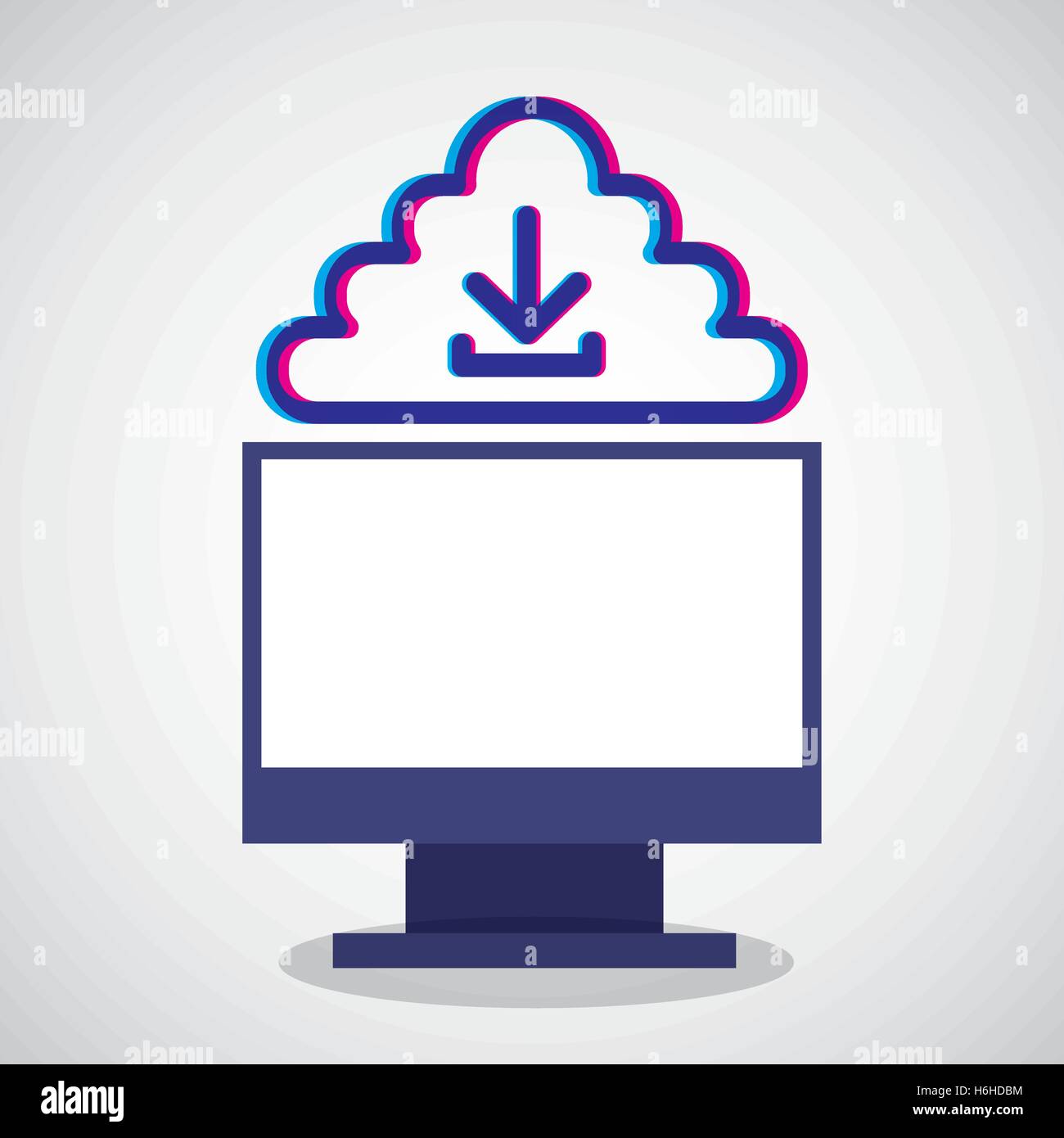 download digital data icons vector illustration design Stock Vector ...