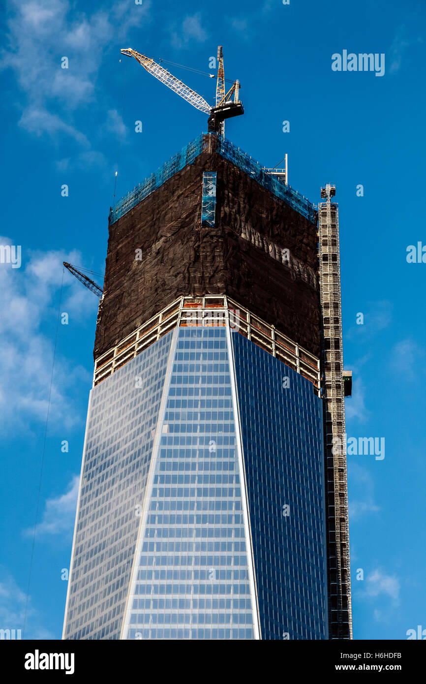 NEW-YORK - NOV 9: The 1WTC tower is under final stages of construction ...