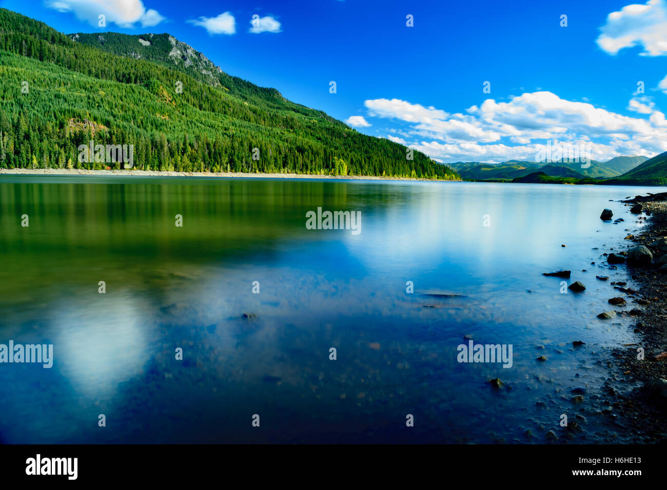 Lake Kachess Washington State Stock Photo Alamy