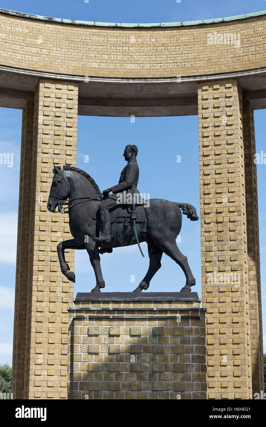 King Albert I Monument, Nieuwpoort, West Flanders, Flanders, Belgium Stock Photo