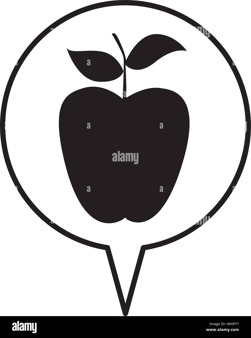 apple fruit icon image vector illustration design Stock Vector Image ...