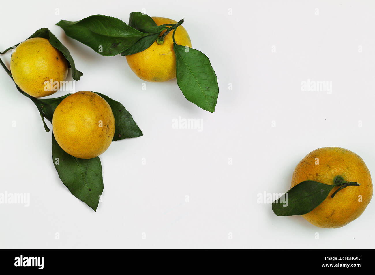 mandarin fruit isolate white Stock Photo Alamy