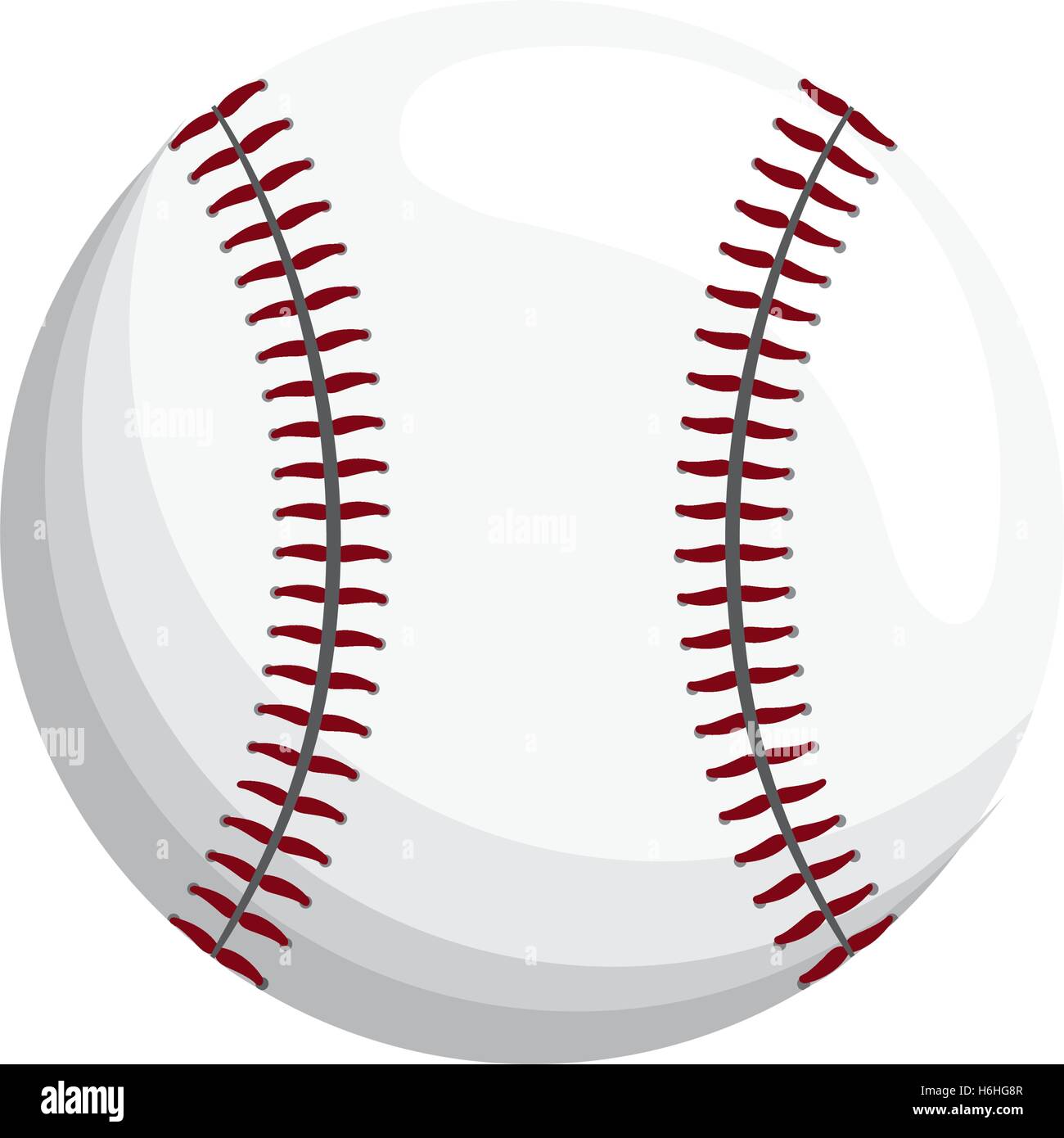 baseball ball sport isolated icon vector illustration design Stock ...