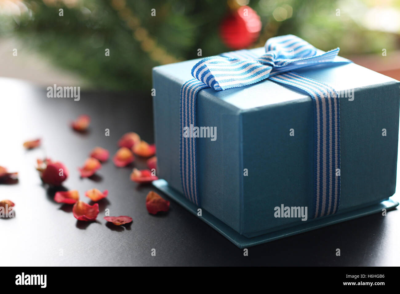gift box ornaments Stock Photo Alamy