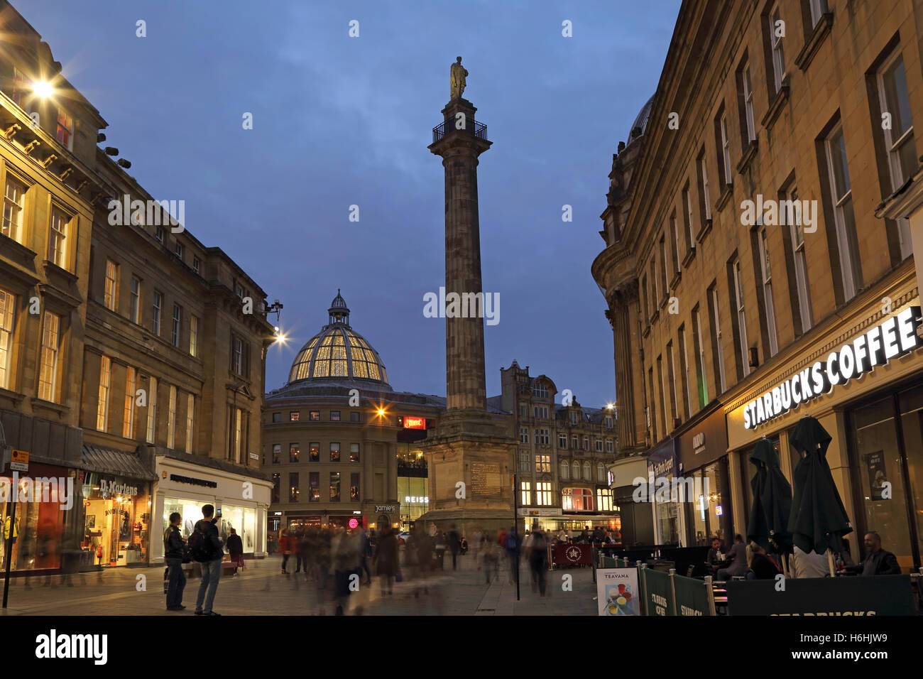 Grey's Monument, known locally as the Monument, in NewcastleuponTyne