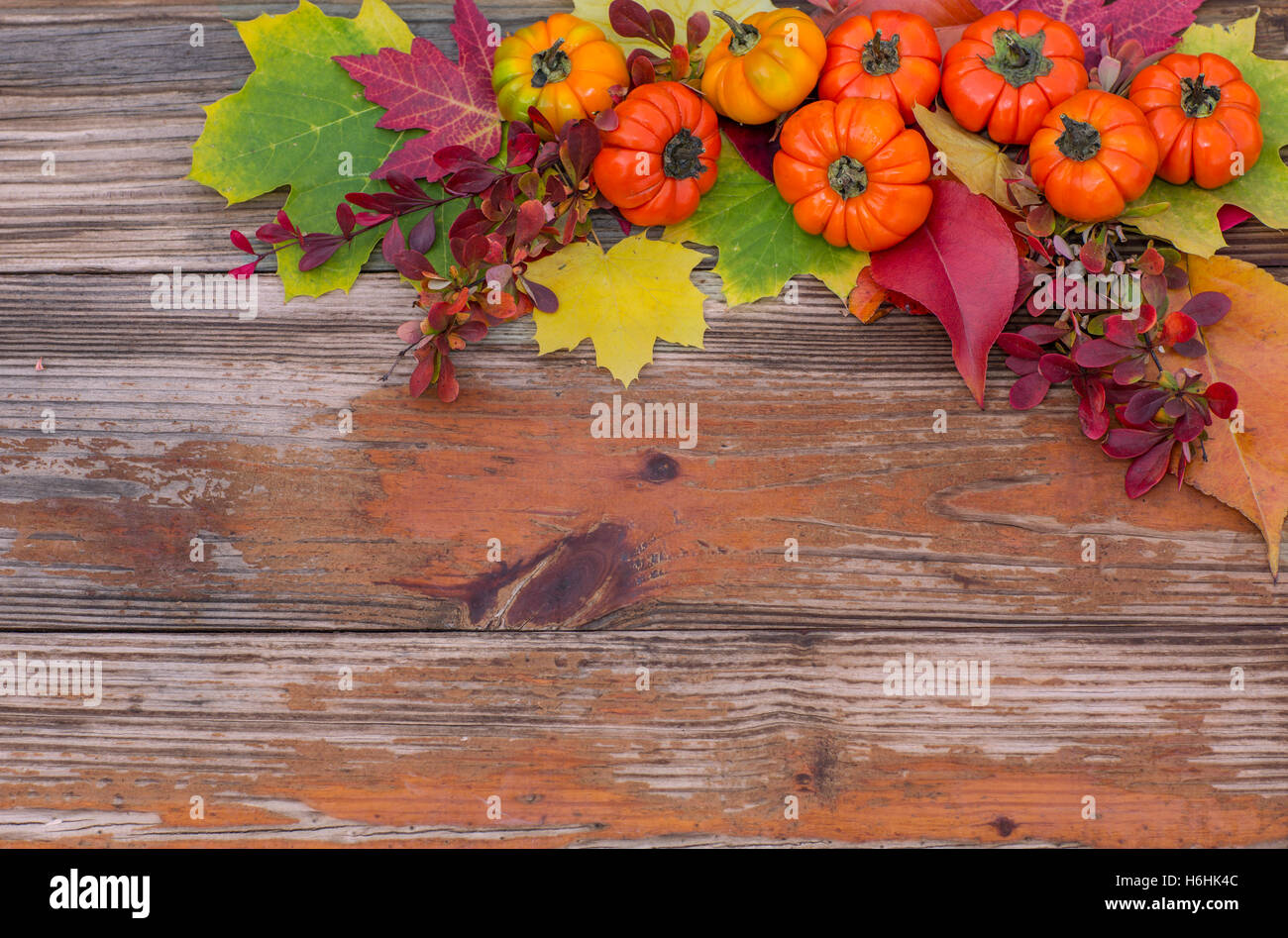 Rustic Fall Background Stock Photo