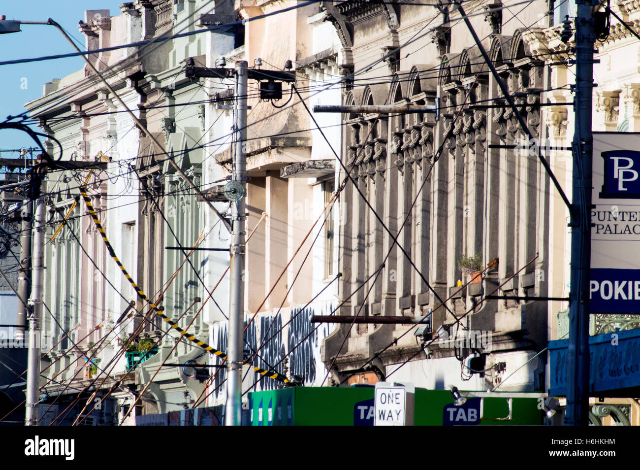 Smith Street architecture, Collingwood, Melbourne, Victoria, Australia Stock Photo