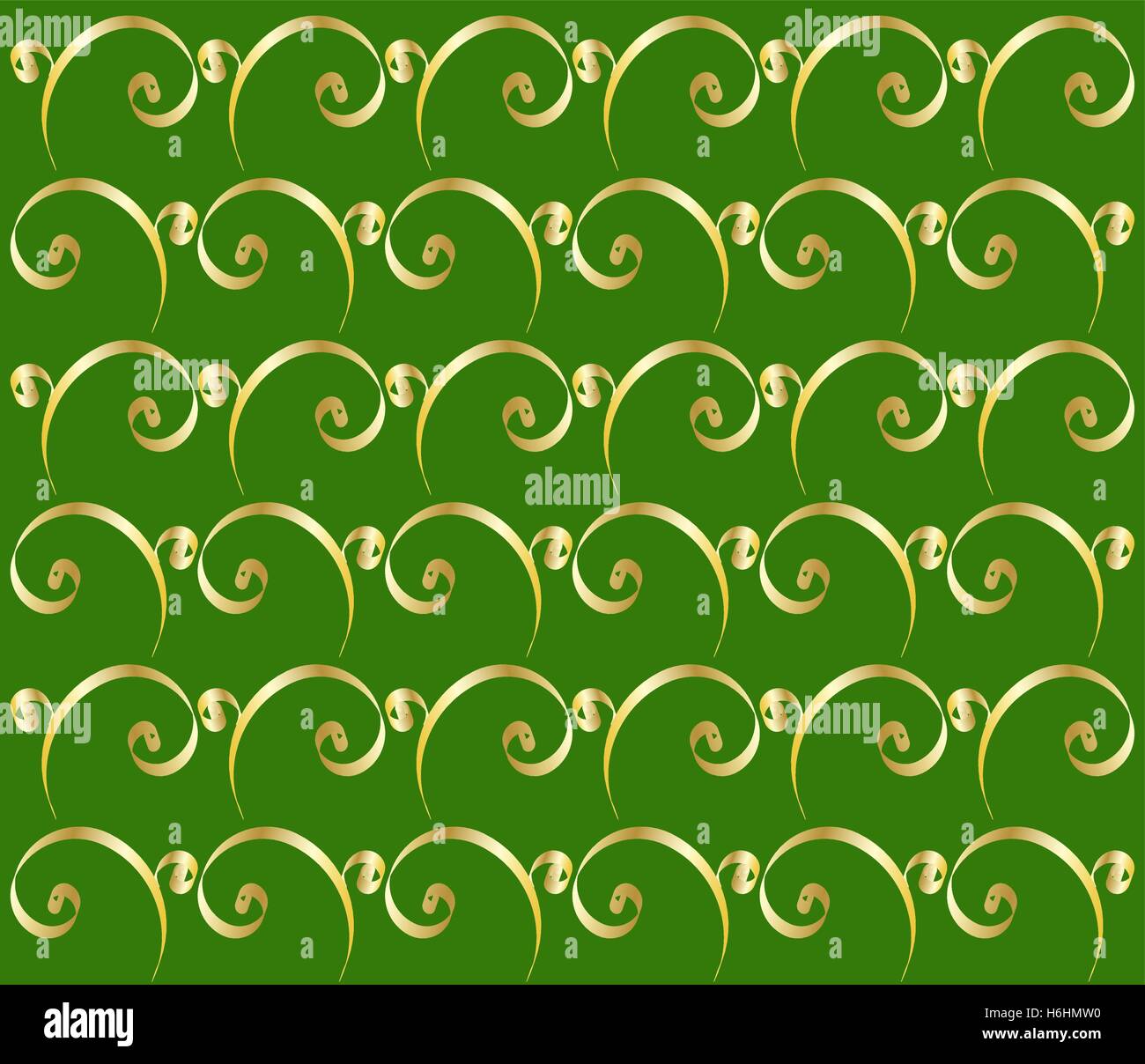 Gold ribbon scroll green Stock Vector Image & Art Alamy