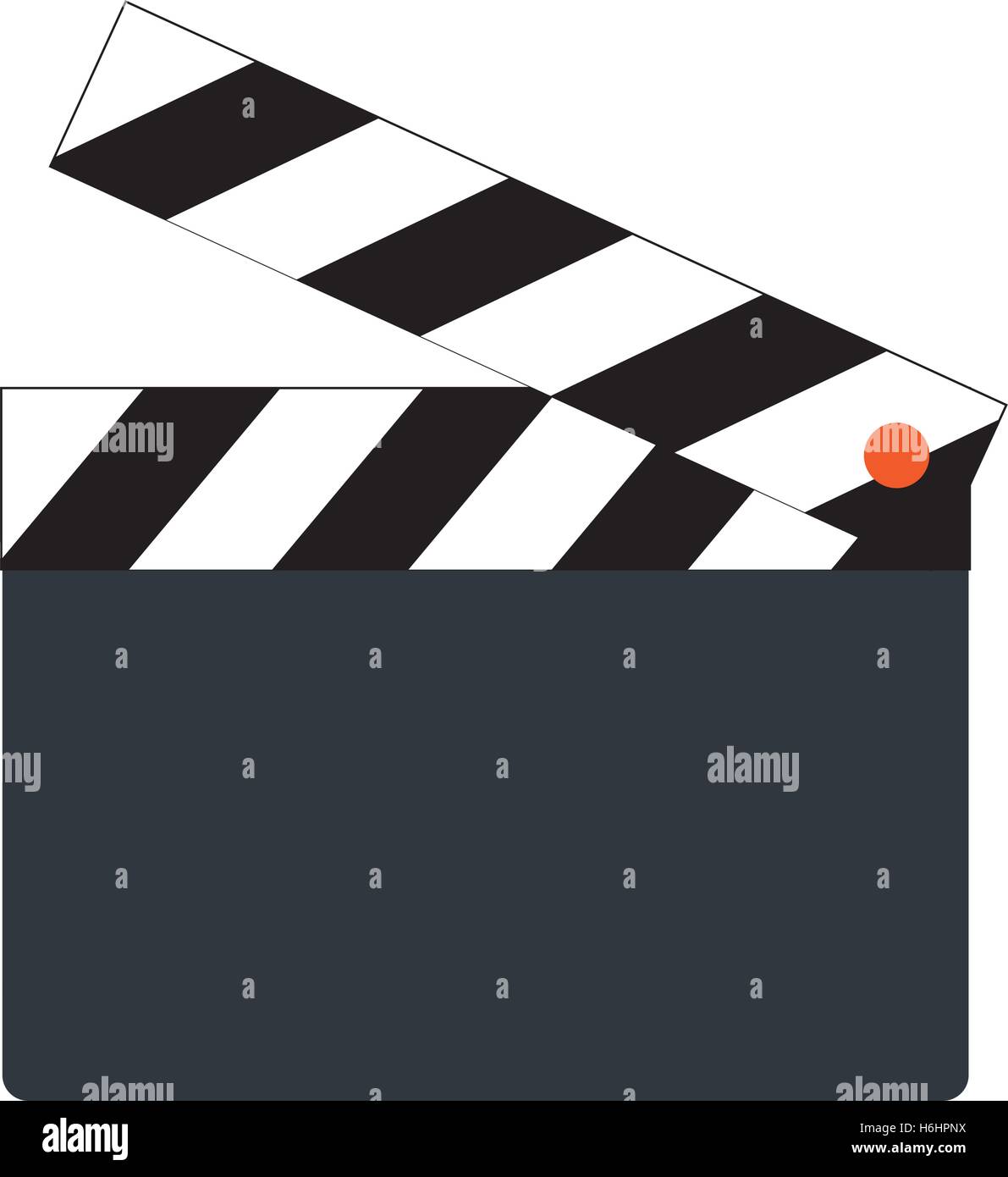 Clapperboard Icon Design Stock Vector Image & Art - Alamy
