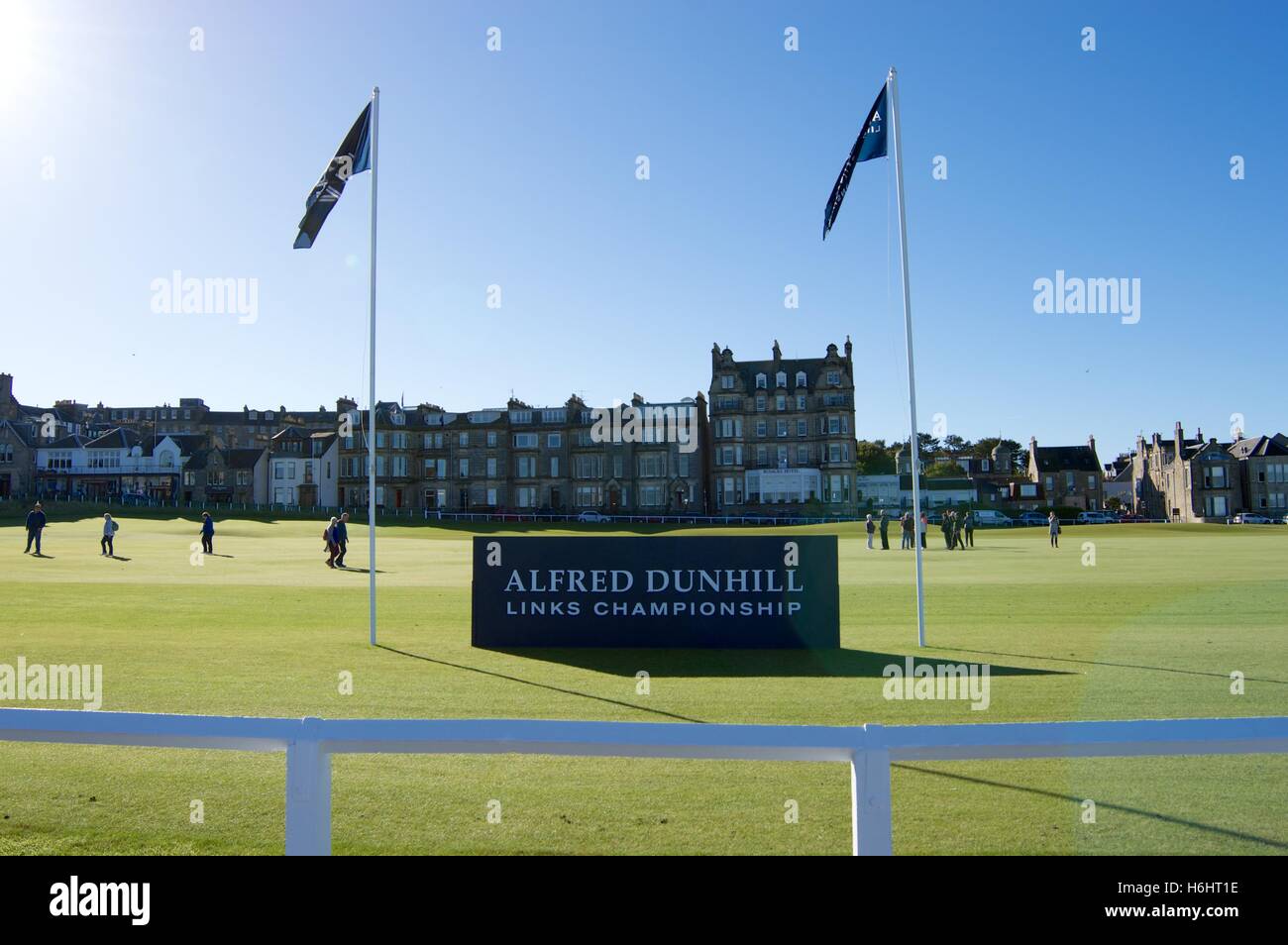 Alfred Dunhill Links Championship on the old golf course St Andrews Scotland Stock Photo