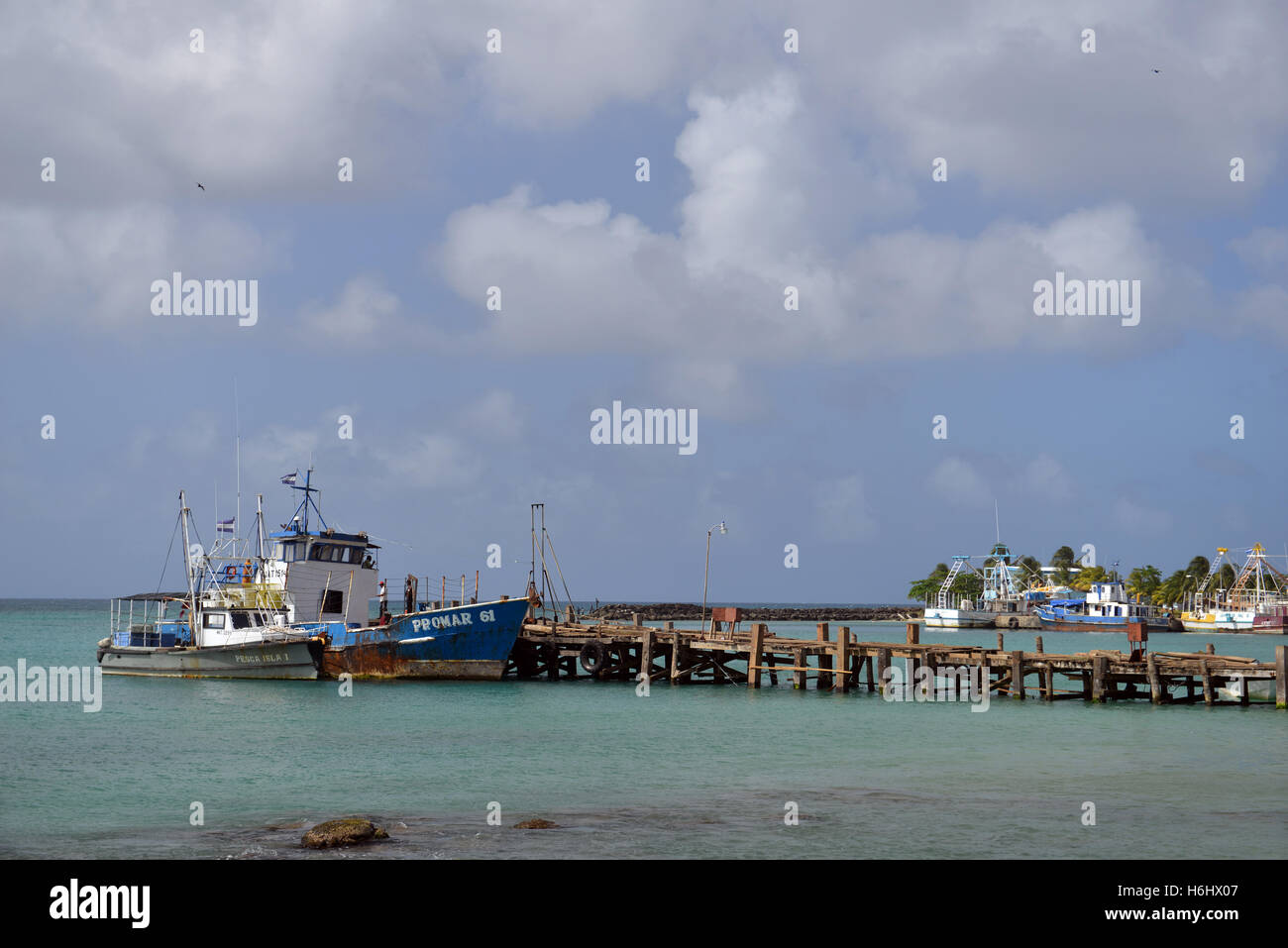 BIG CORN ISLAND, NICARAGUAJAN. 13 A commercial fishing boat is seen