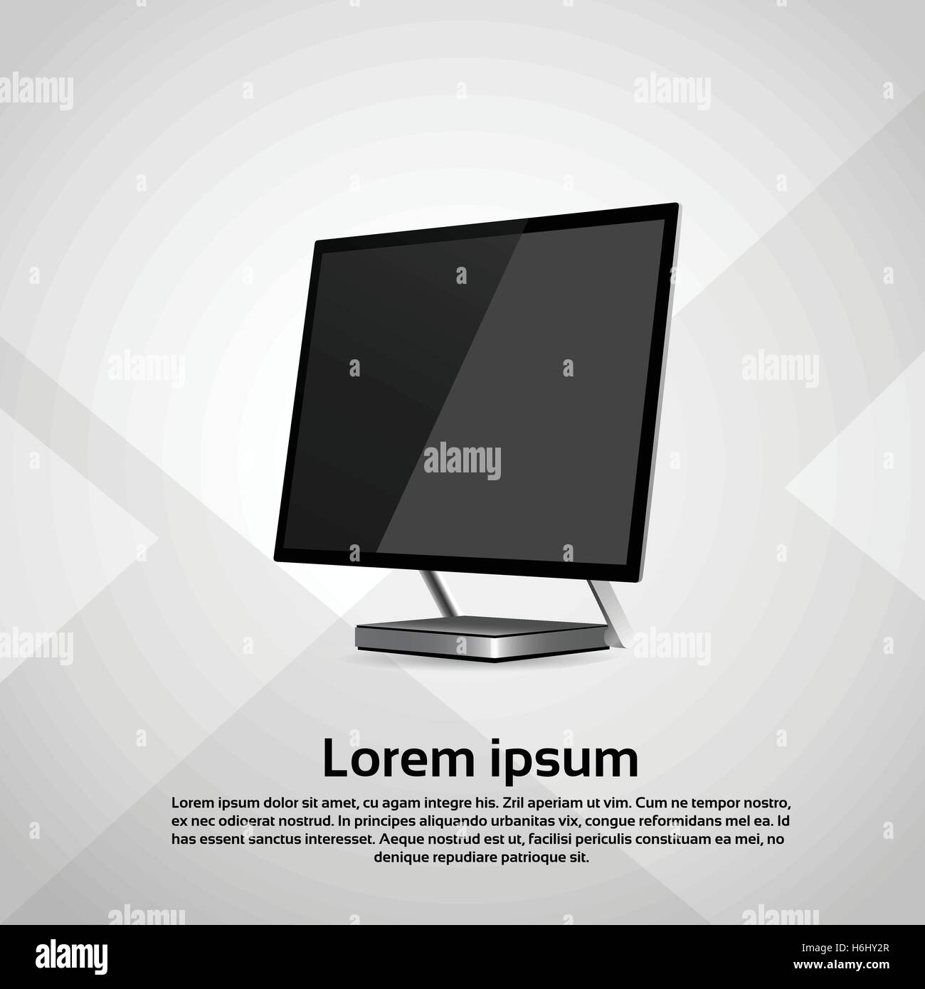 Monitor workstation Stock Vector Images - Alamy