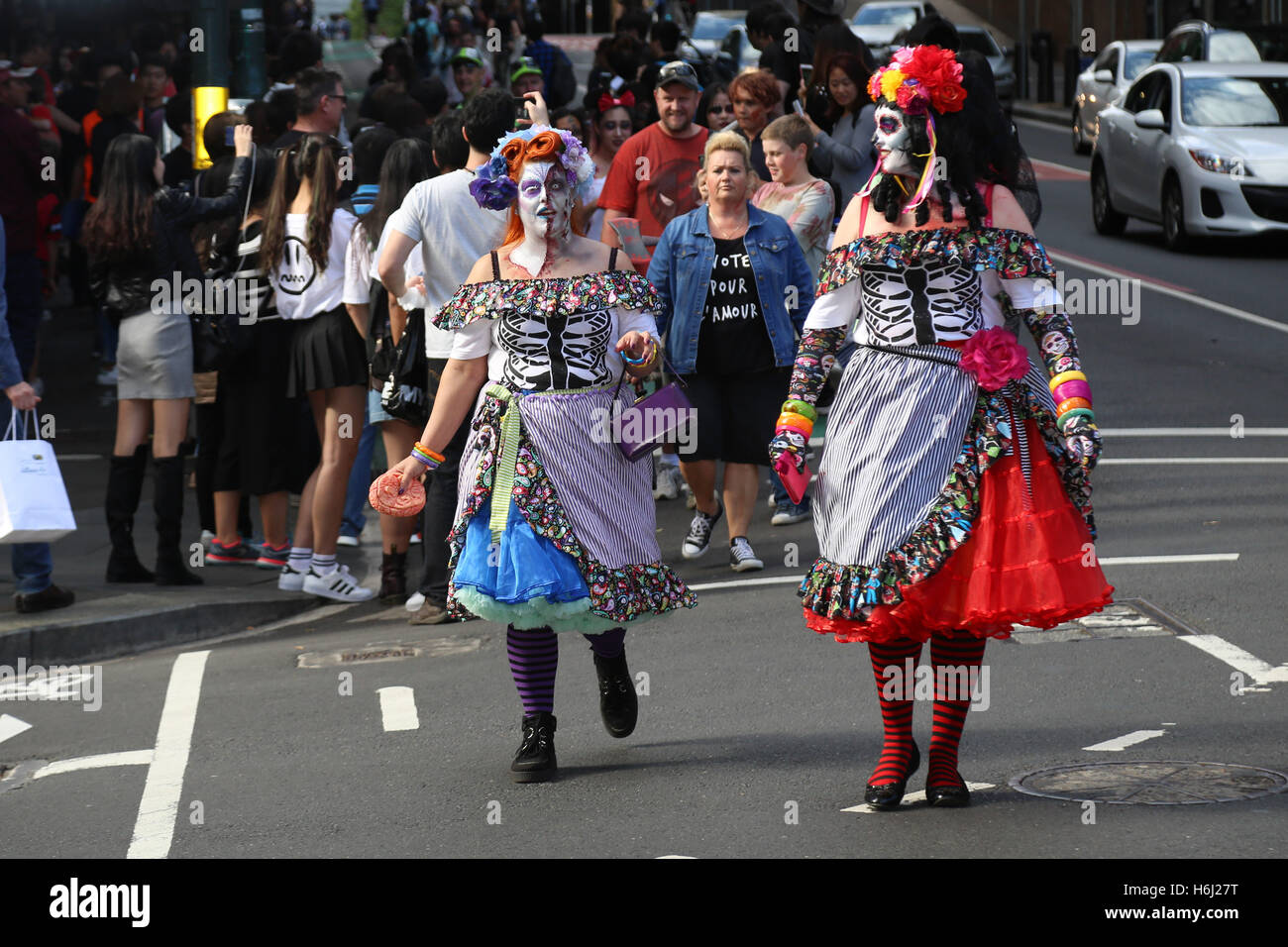 Sydney, Australia. 29 October 2016. The Sydney Zombie Walk is a free