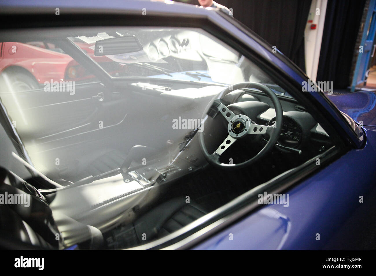 Alexandra Palace, London. UK 29 Oct 2016 Steering wheel of 1971