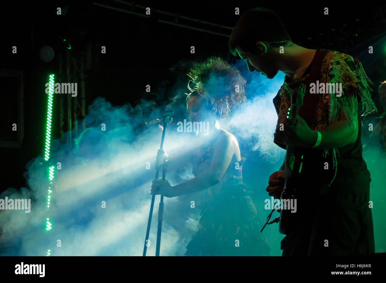 Madrid, Spain. 28th October, 2016. Argentinian songwriter and singer La Yegros performed at Sala But in Madrid in front of an enthusiastic crowd of fans of all ages. Credit:  Lora Grigorova/Alamy Live News Stock Photo