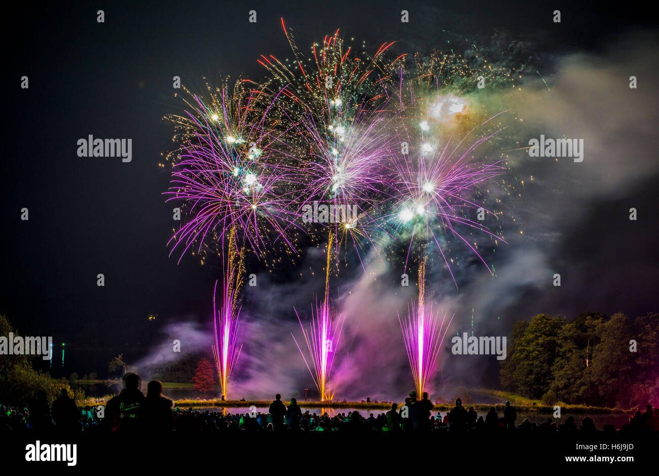 York, UK. 29th October, 2016. North Yorkshire’s biggest fireworks party