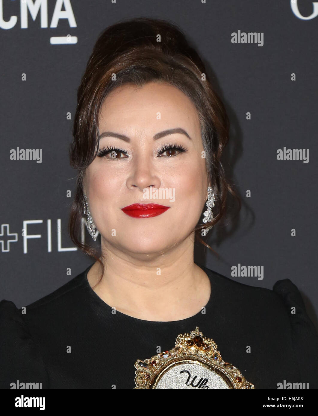 Los Angeles, Ca, USA. 29th Oct, 2016. Jennifer Tilly attends the 2016 LACMA Art   Film Gala honoring Robert Irwin and Kathryn Bigelow presented by Gucci at LACMA on October 29, 2016 in Los Angeles, California. ( Credit:  Parisa Afsahi/Media Punch)./Alamy Live News Stock Photo