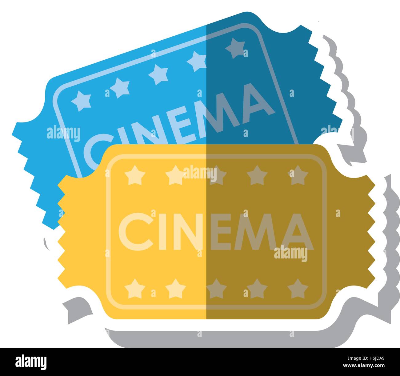 Isolated cinema tickets design Stock Vector Image & Art - Alamy