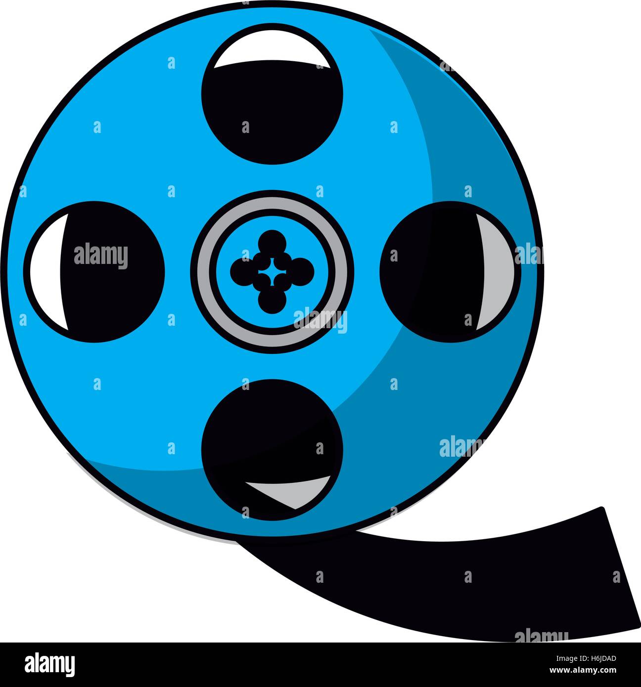 Isolated cinema film reel design Stock Vector Image & Art - Alamy
