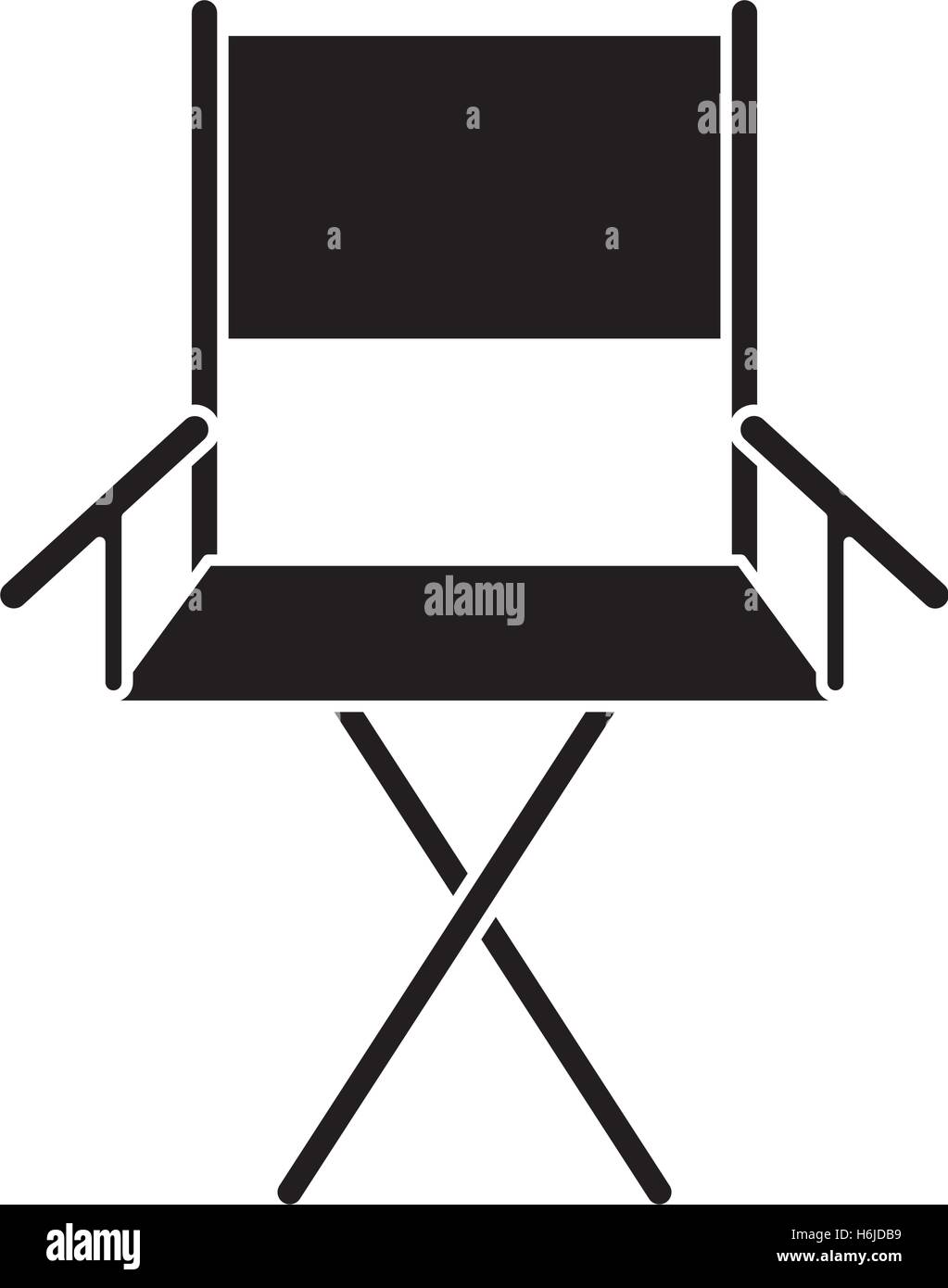 Isolated directors chair design Stock Vector Image & Art - Alamy