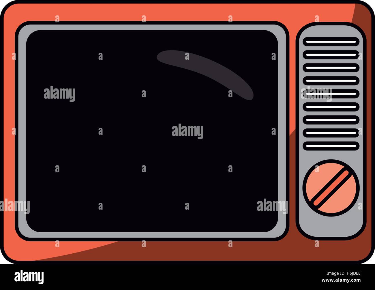 Isolated retro tv design Stock Vector Image & Art - Alamy