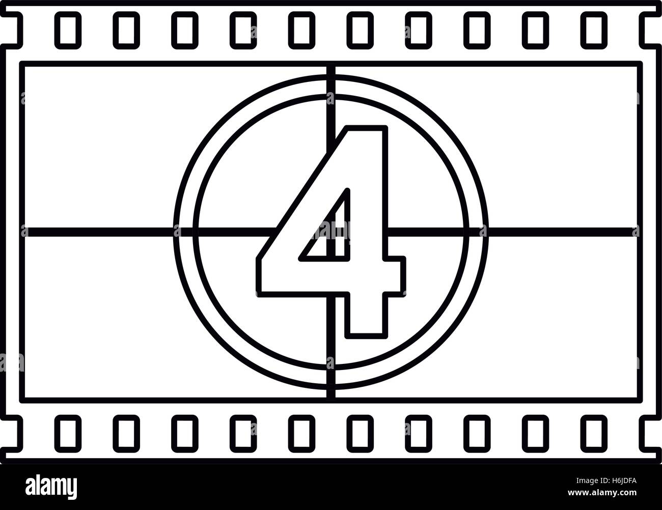 Isolated cinema film strip design Stock Vector Image & Art - Alamy