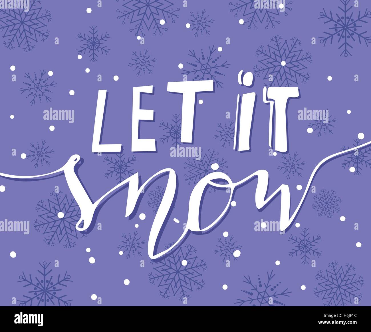 Vector background with snowflakes Stock Vector Image & Art - Alamy