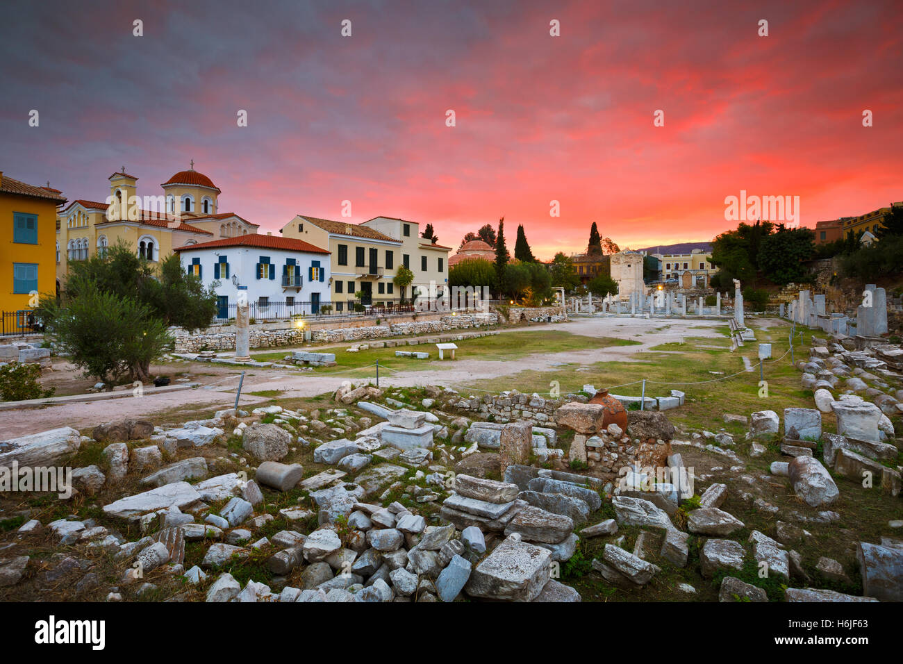Ancient Ruins In City Of Athens Greece Stock Photo Alamy Ancient Ruins In City Of Athens Greece Stock Photo Alamy