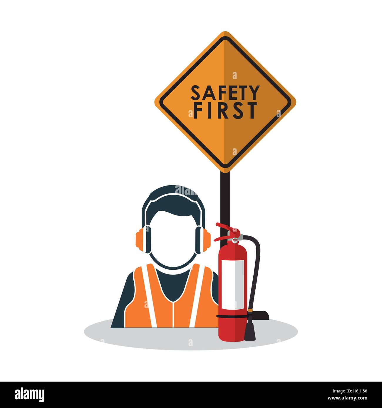 Isolated industrial safety design Stock Vector Image & Art Alamy
