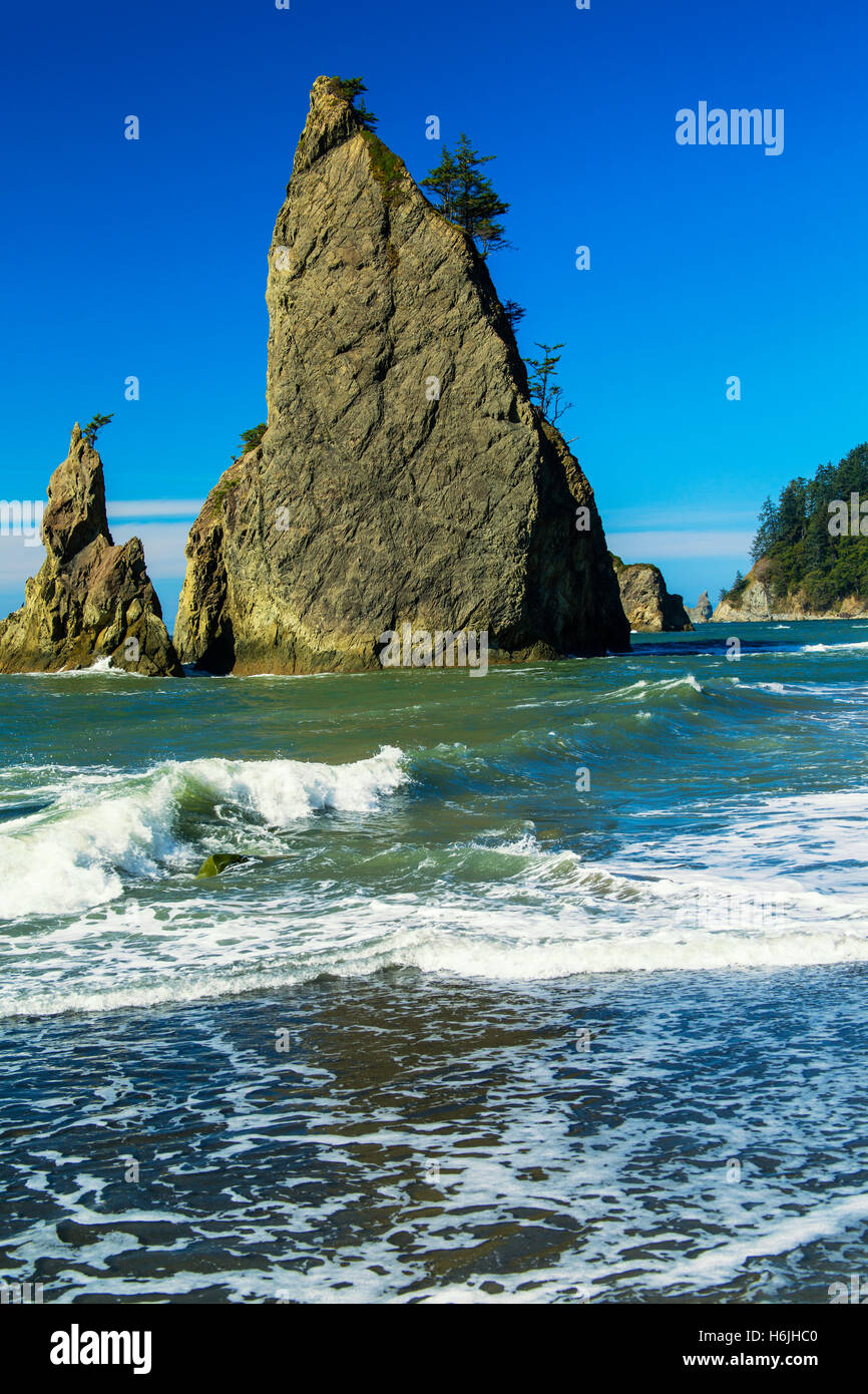 Rialto Beach. La Push Washington USA Olympic National Park Stock Photo ...