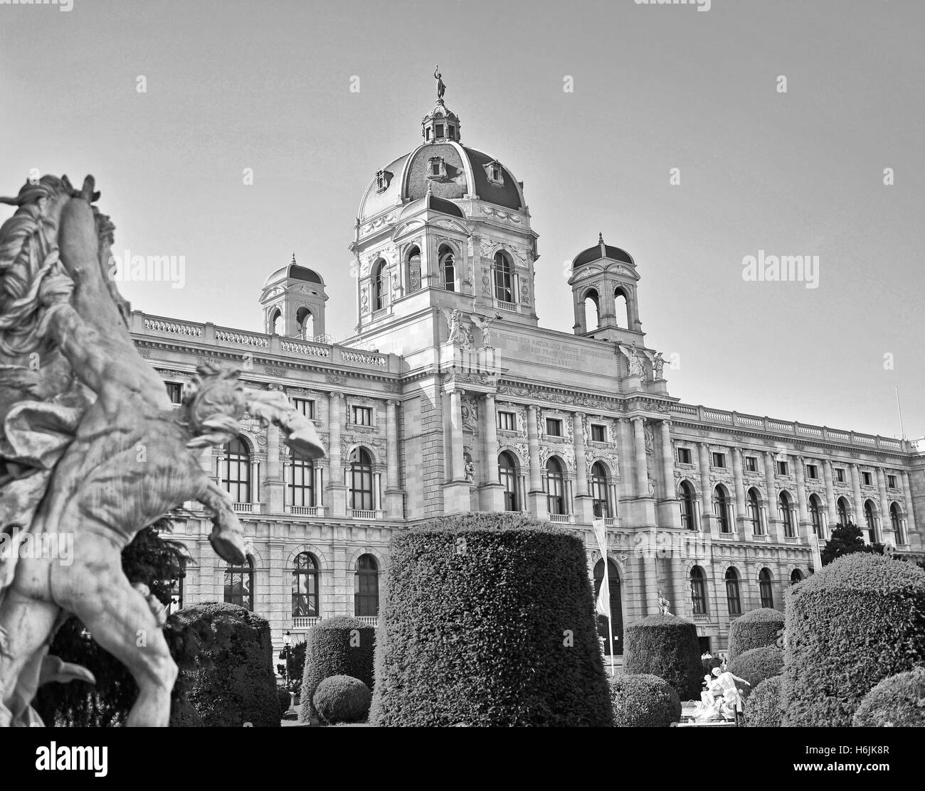 Arts and history museum (Kunsthistorisches) in Vienna, Austria Stock Photo