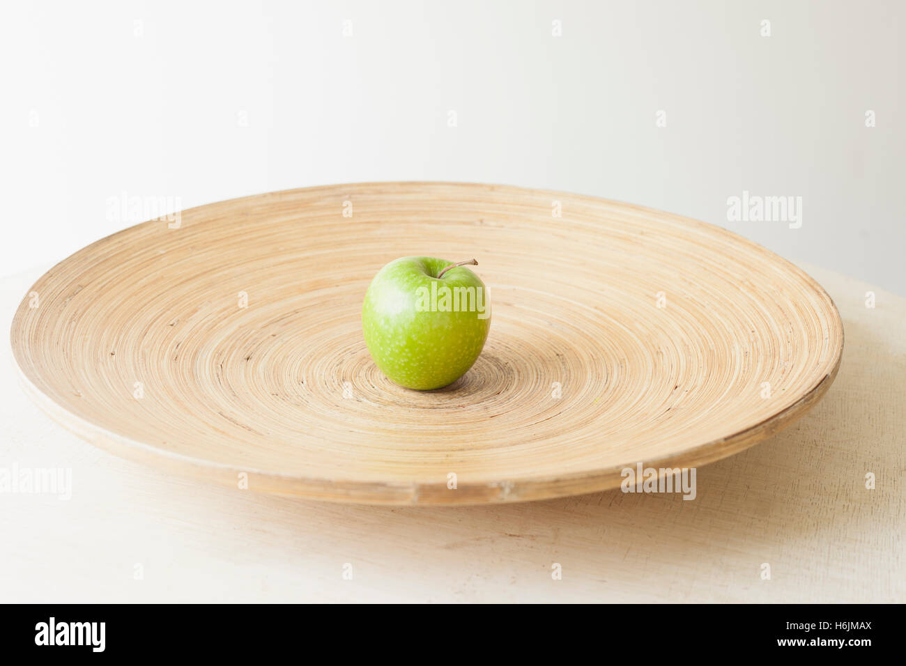 A green apple, Granny Smith, still life Stock Photo