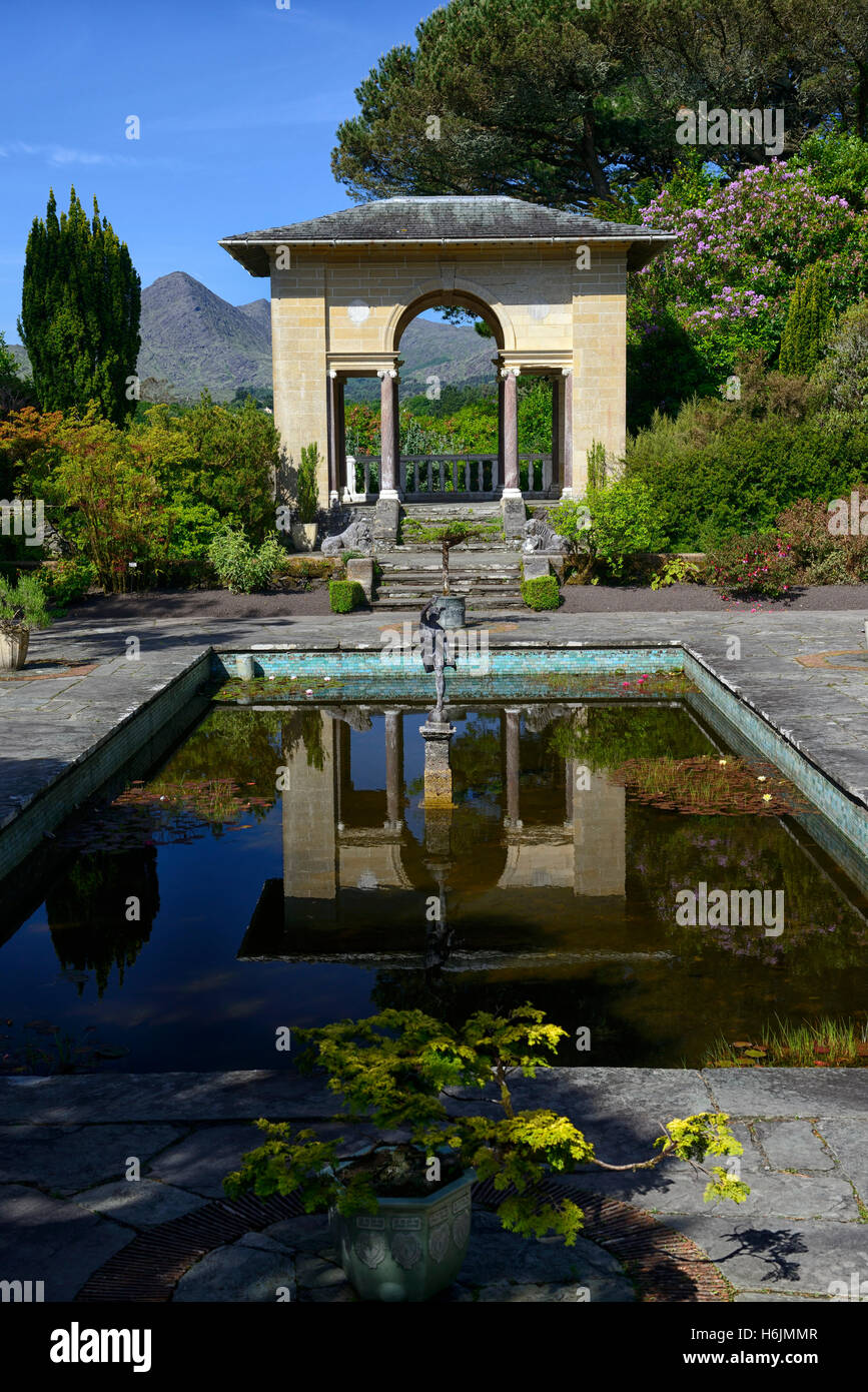 Ilnacullin gardens Garinish garnish island italian italianate garden Annan Bryce Harold Peto OPW Bearea Peninsula RM Ireland Stock Photo