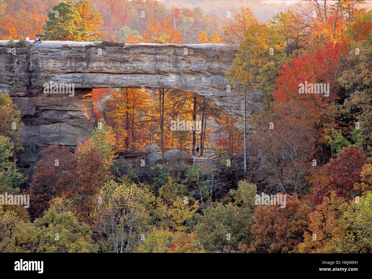 Natural Bridge Kentucky Stock Photo
