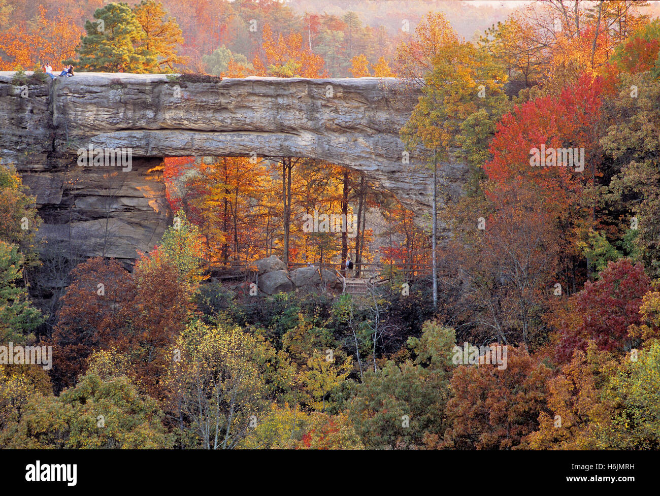 Natural Bridge Kentucky Stock Photo - Alamy