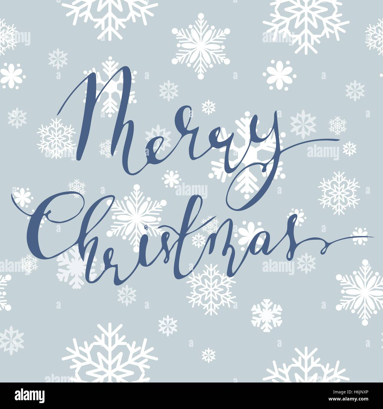 Vector background with snowflakes Stock Vector Image & Art - Alamy
