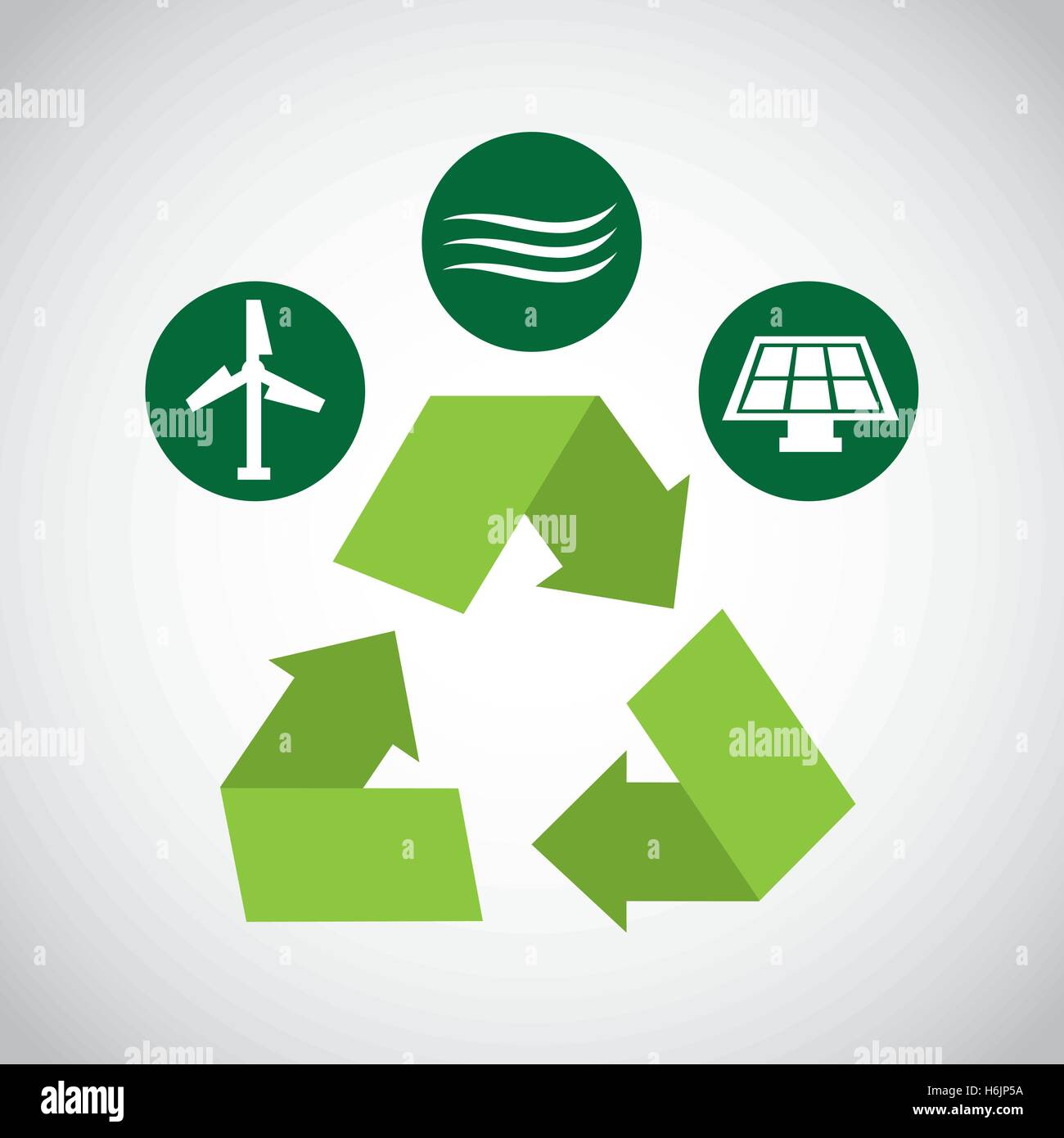 ecological alternative energy green vector illustration design Stock ...