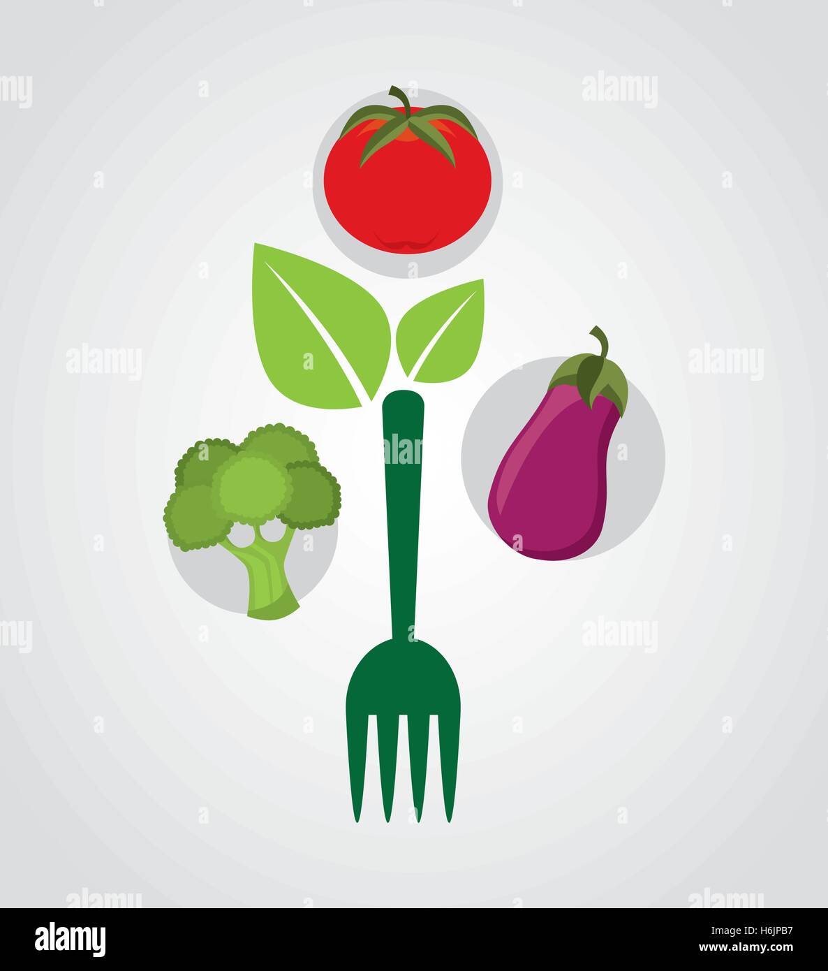 vegetarian menu healthy food vector illustration design Stock Vector ...