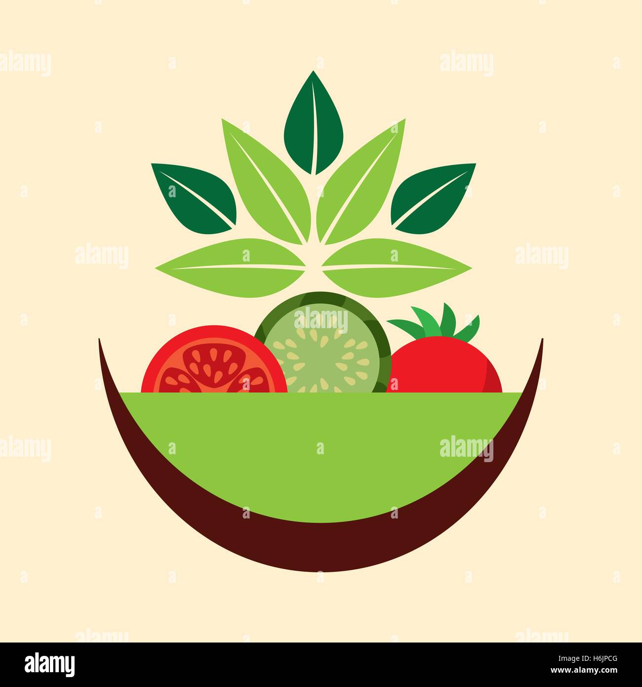 vegetarian menu healthy food vector illustration design Stock Vector ...