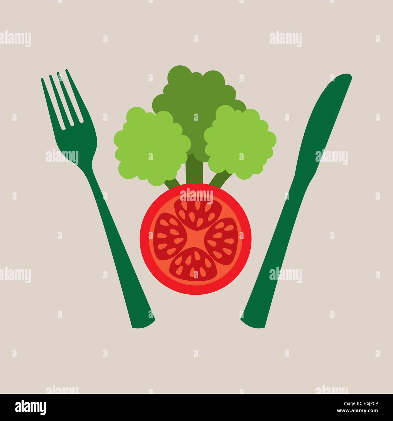 vegetarian menu healthy food vector illustration design Stock Vector ...