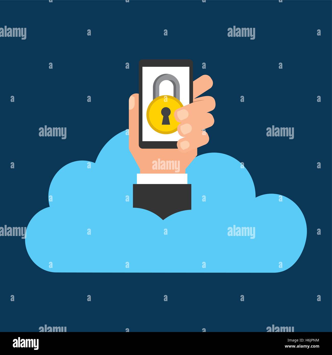 cloud computing data storage vector illustration design Stock Vector ...