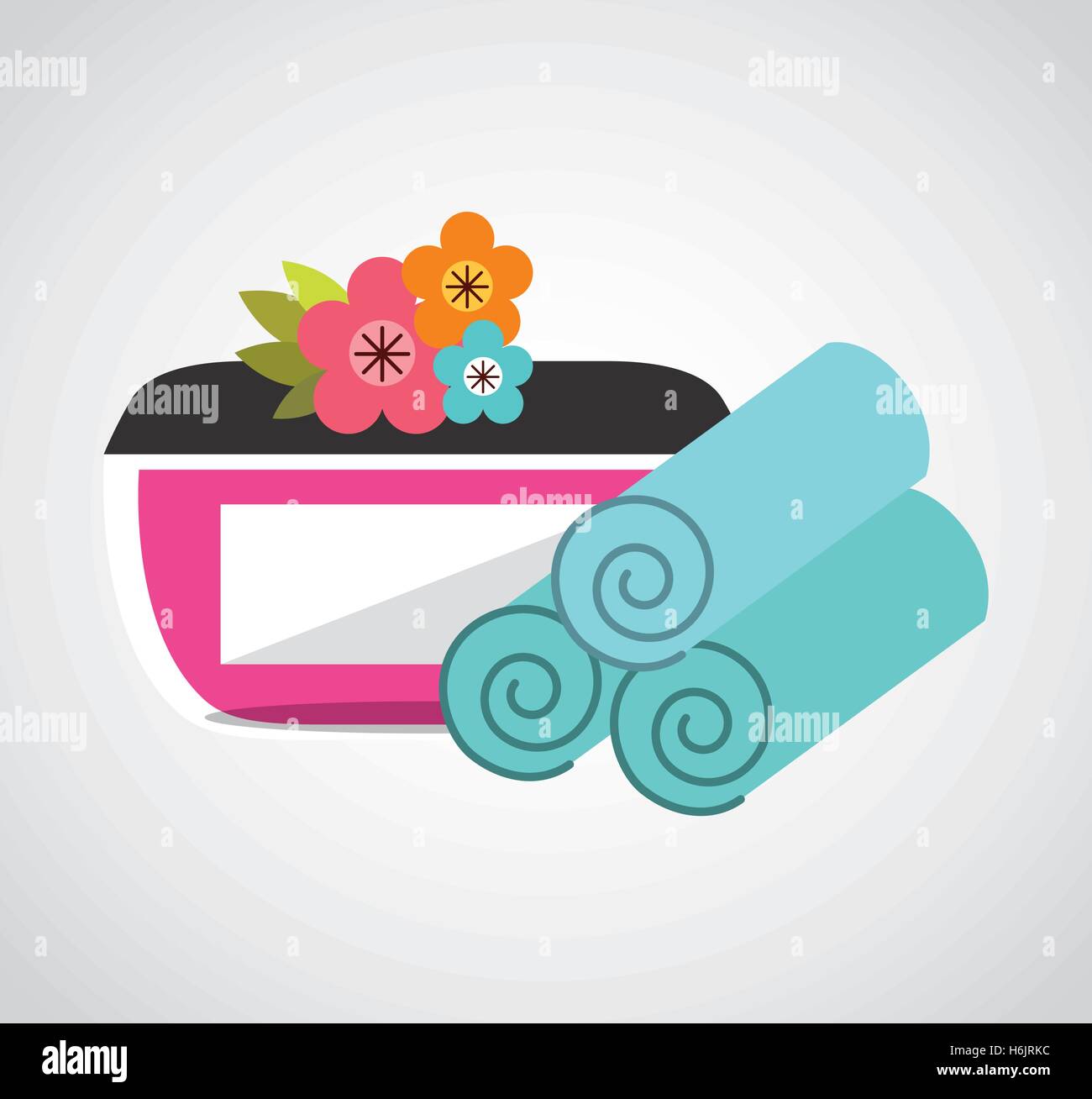 natural spa center icons vector illustration design Stock Vector Image ...